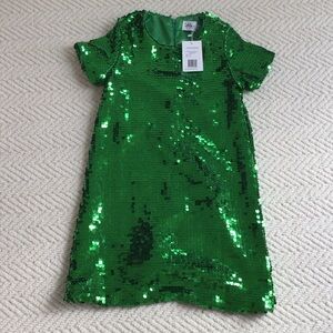Lola and the Boys Emerald Sequin Dress (NWT)